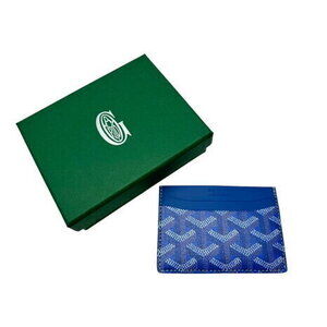 GOYARD Saint Sulpice Card Wallet blue